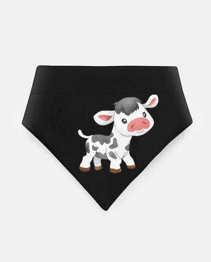 Mascotas piccole macchie nere di mucca normanna