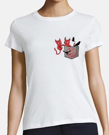 T-shirt piccoli diavoletti e corvo x du mal poc
