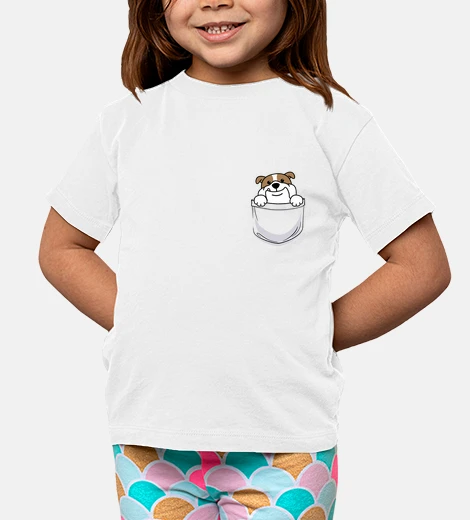 Abbigliamento piccolo cane bulldog in tasca