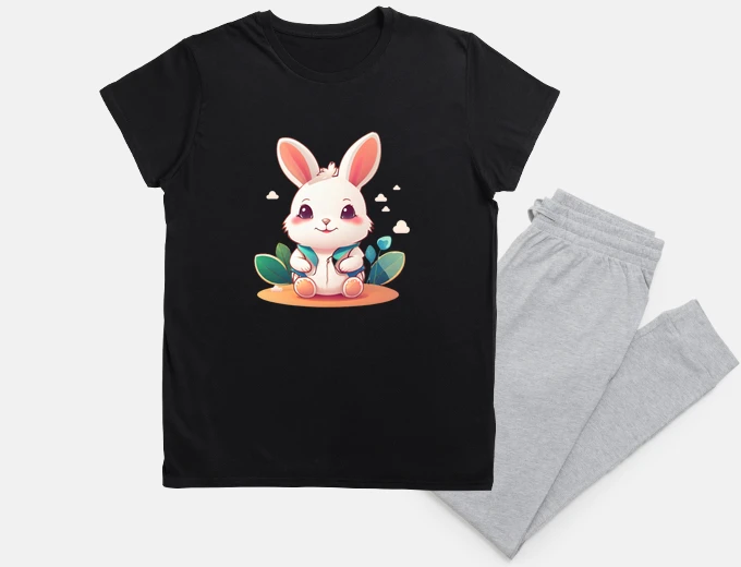 Pigiama piccolo coniglio consolatore, troppo carino, peluche, ciuccio,