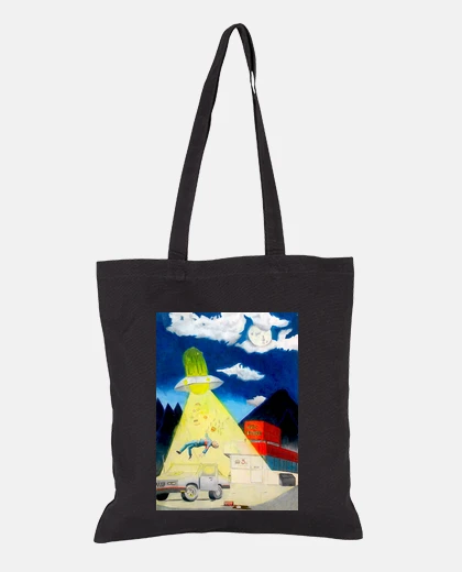 Bolsa Pickle Abduction - Bolsa de tela