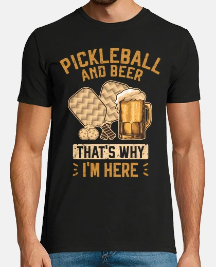 T-shirt Pickleball and Beer Funny Dink