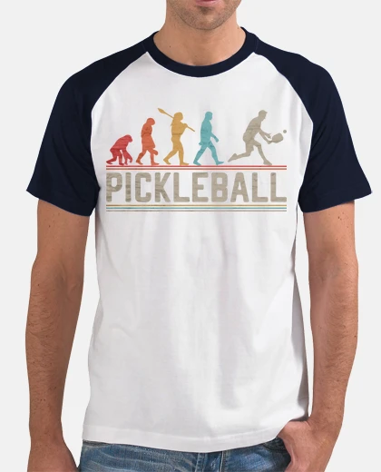 T-shirt Pickleball Evolution Funny Pickleballer