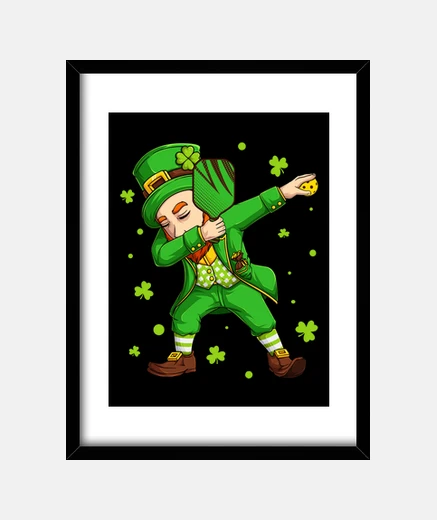 Cadre pickleball lutin saint patrick