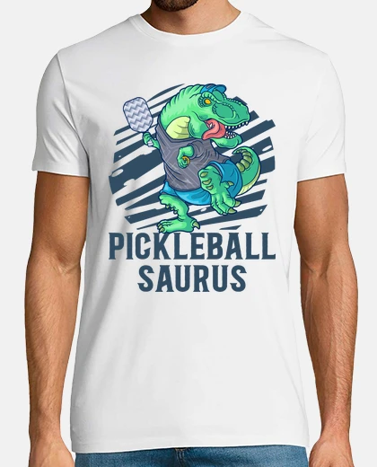 T-shirt Pickleball Saurus Dinosauro T-Rex