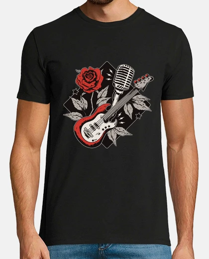 T-shirt Pickup per basso rockabilly fretless