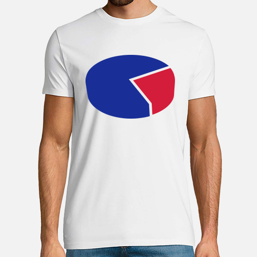 Pie chart diagram t-shirt | tostadora