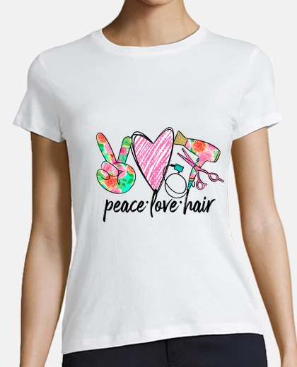 Playera Piece - love - Hair