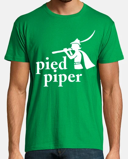 T-shirt pied piper bianco