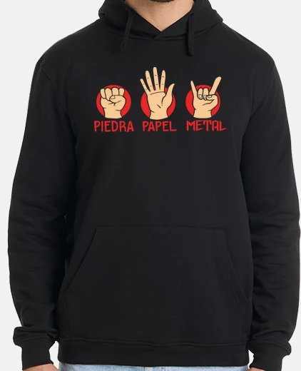 Sudadera Piedra papel metal