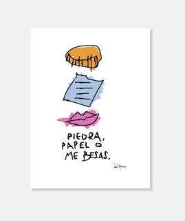 PIEDRA, PAPEL o ME BESAS....