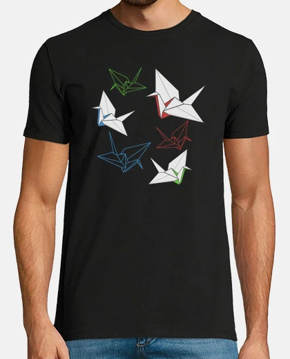 T-shirt piegare la carta origami
