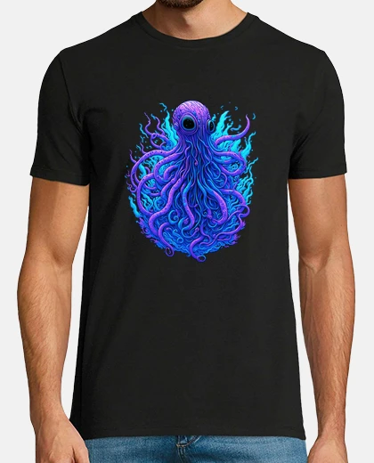Tee-shirt pieuvre lovecraft - t-shirt pour hommes