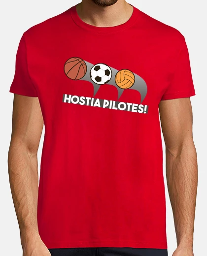 Tee-shirt pieux homme hòstia, style rétro, rouge et blanc