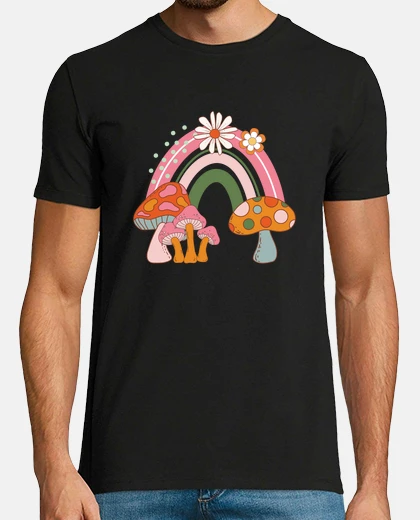 T-shirt pig hippie cham non anni 3970