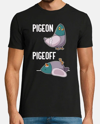 Tee-shirt pigeon colombe oiseau drôle