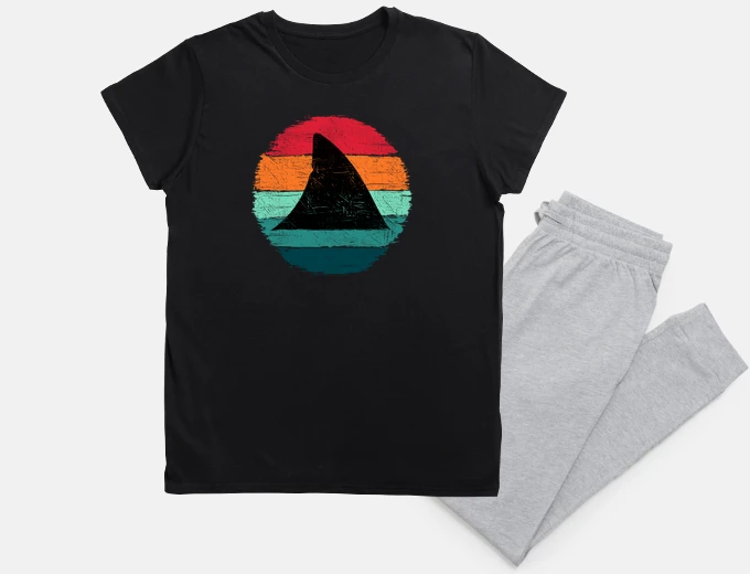 Pigiama pigiama con pinne shark - abbigliamento nodeco per sub