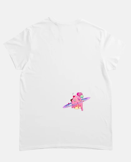 Pigiama Pigiama unisex, t-shirt bianca