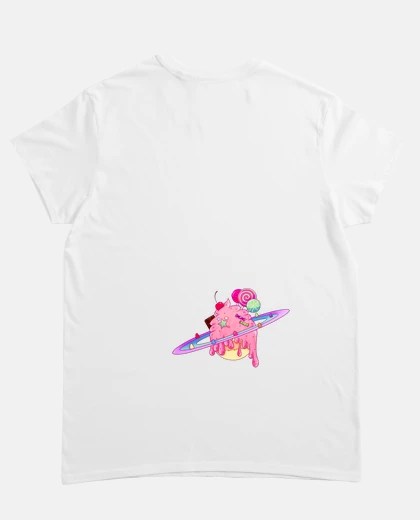 Pigiama Pigiama unisex, t-shirt bianca