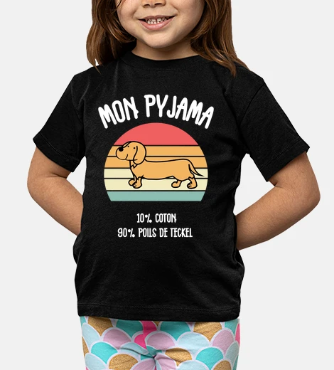 Ropa pijama de pelo de perro salchicha