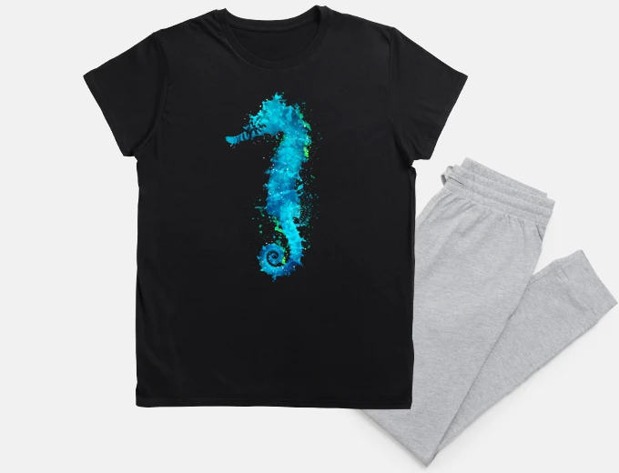Pijama Pijama Sea Horse - NODECO Ropa para buceadores
