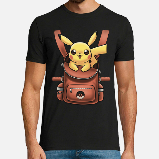 pikachu in my backpack - pokemon - back