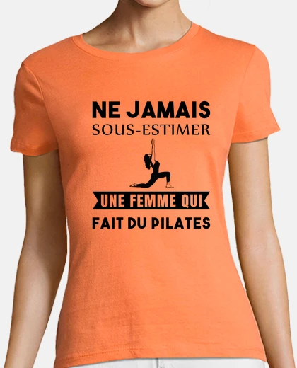Tee-shirt Pilates femme humour