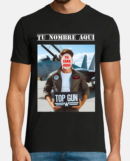 piloto top gun con tu cara