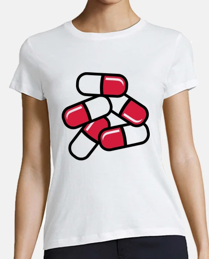 Tee-shirt pilules rouges médecine