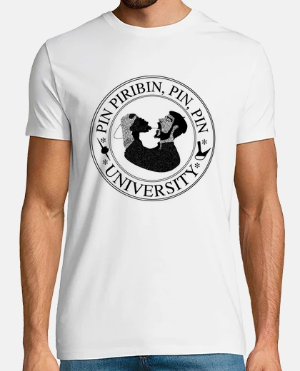 T-shirt pin piribin pin pin university