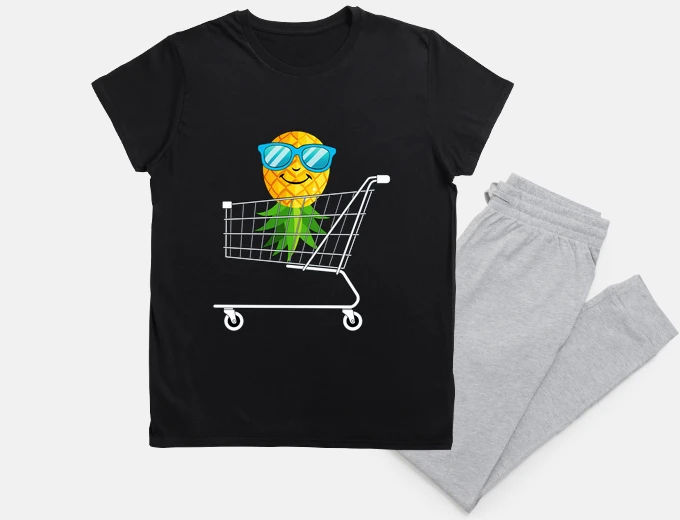 Pijama Piña al revés
