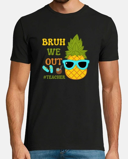 Camiseta piña retro de fin de escuela