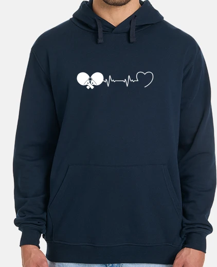 Hoodie ping pong man beat humor