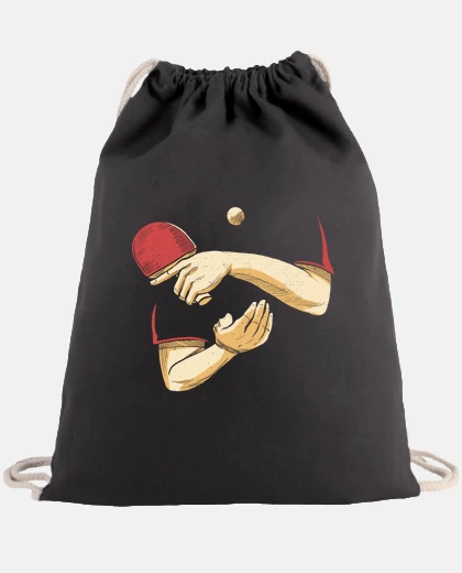 Bag ping pong player, table tennis player,