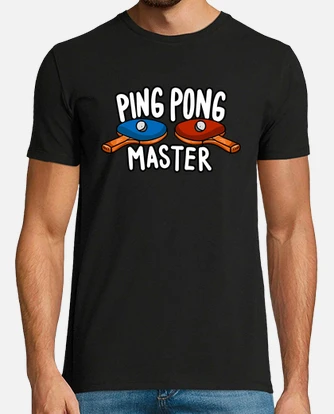 Ping pong master table tennis gift t shirt tostadora