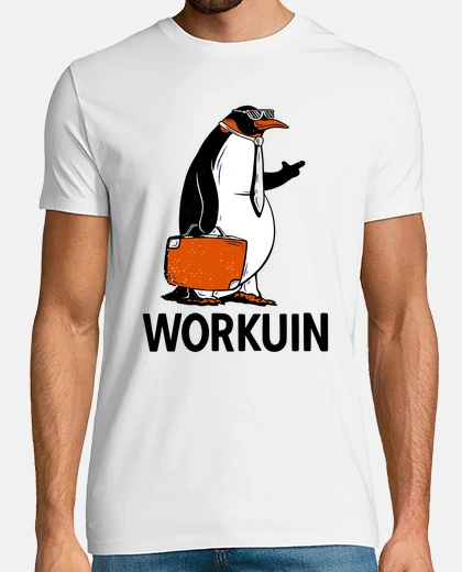 Tee-shirt pingouin d39affaires emploi travailleur