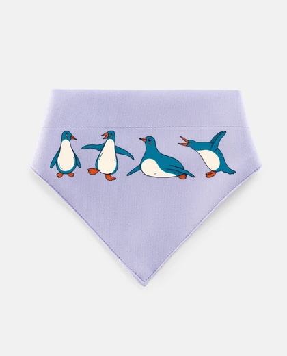 Mascotas pinguini divertenti che giocano sul ghi