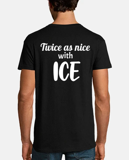 T-shirt pinguino con ghiaccio