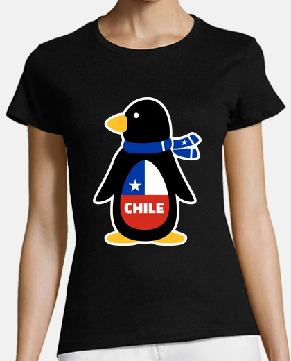 Playera pingüino de chile