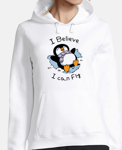 Felpa pinguino neve