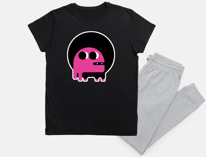 Pyjama pink monster