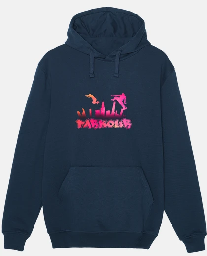 Sudadera pink parkour