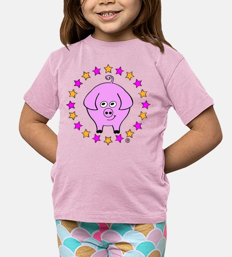 Kids pink pig