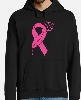 Pink ribbon breast cancer awareness hoodie tostadora