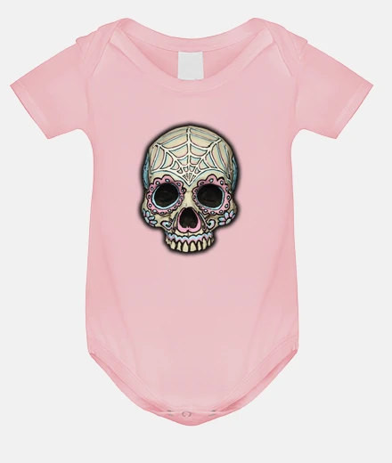 Kids pink sugar skull