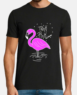 pink flamingo (blank lines)