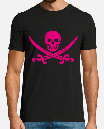 Pirate Flag Skull and Crossbones Jolly Roger' Men's T-Shirt