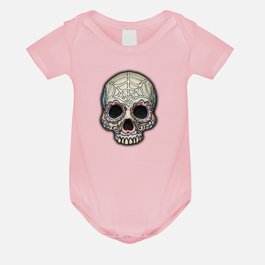 pink sugar skull
