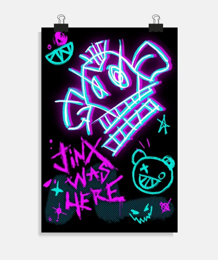 Póster Pintada Jinx