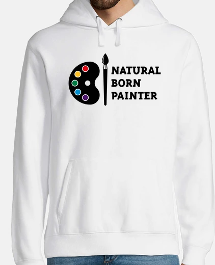 Sudadera pintor nato - paleta de colores